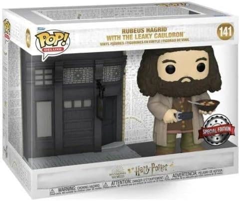 HARRY POTTER - POP Deluxe N° 141 - Hagrid avec Le Chaudron Baveur S.E.