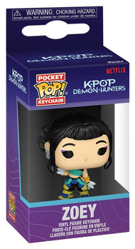 KPop Demon Hunters porte-clés Pocket POP! Zoey 4 cm