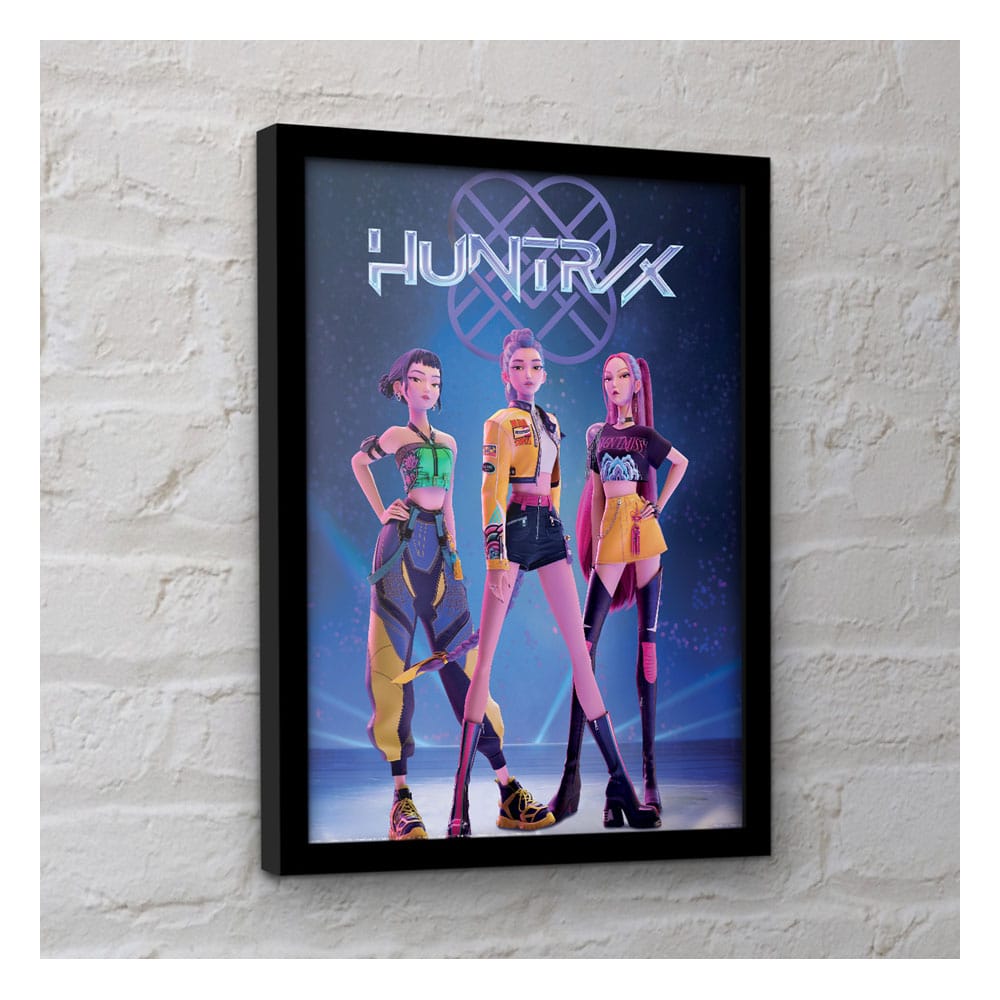 K-POP DEMON HUNTERS - Huntrix - Impression Encadrée 45x35cm