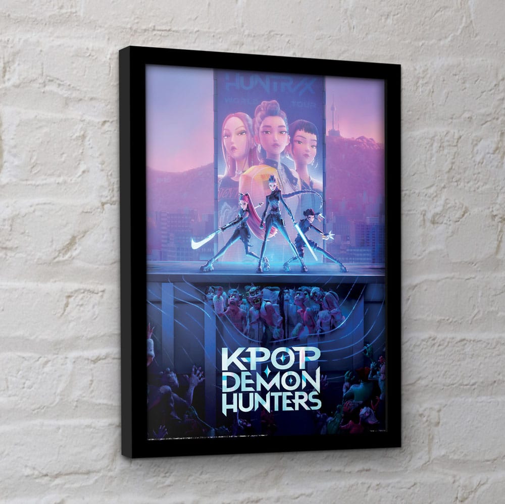 K-POP DEMON HUNTERS - Key Art - Impression Encadrée 45x35cm