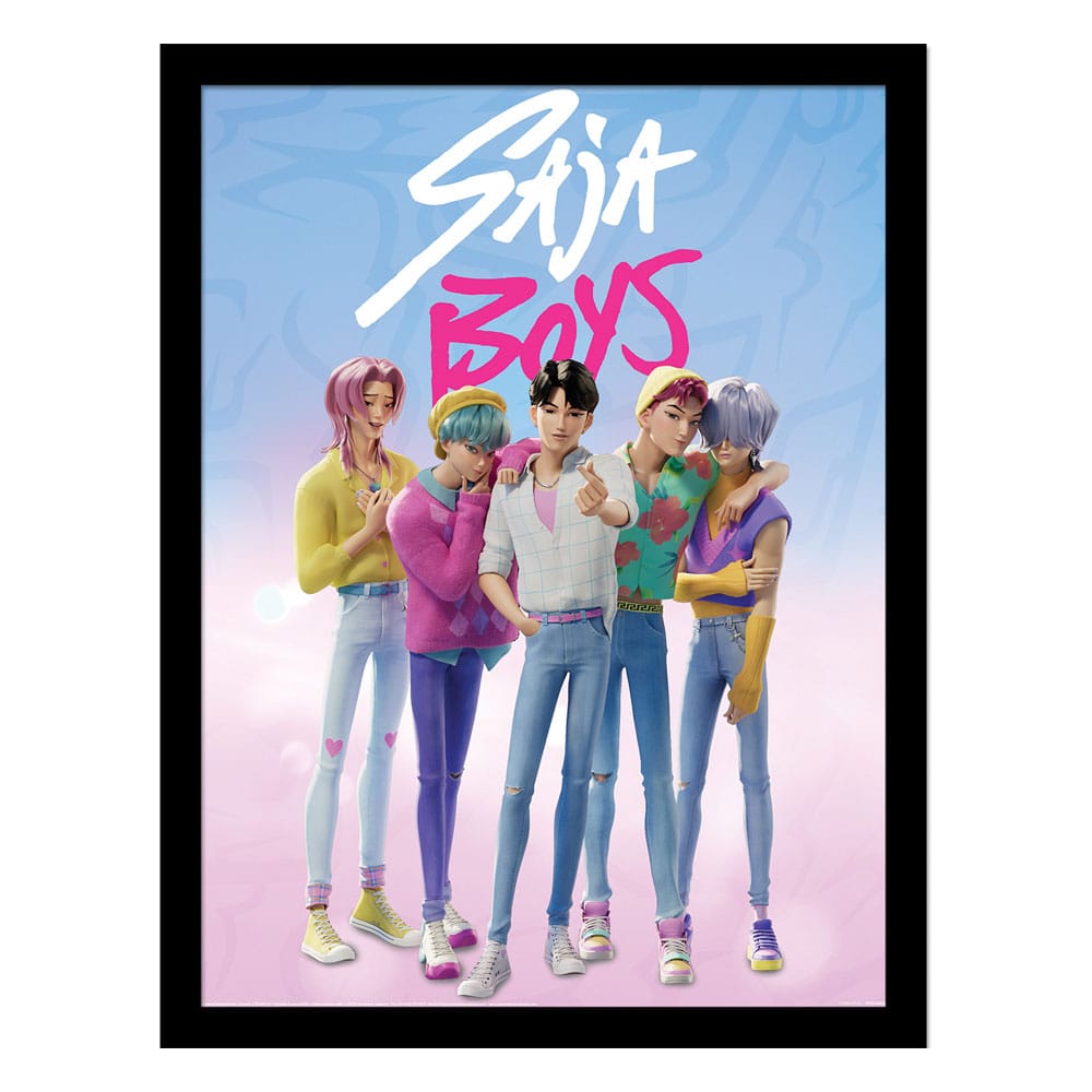 K-POP DEMON HUNTERS - Saja Boys - Impression Encadrée 45x35cm
