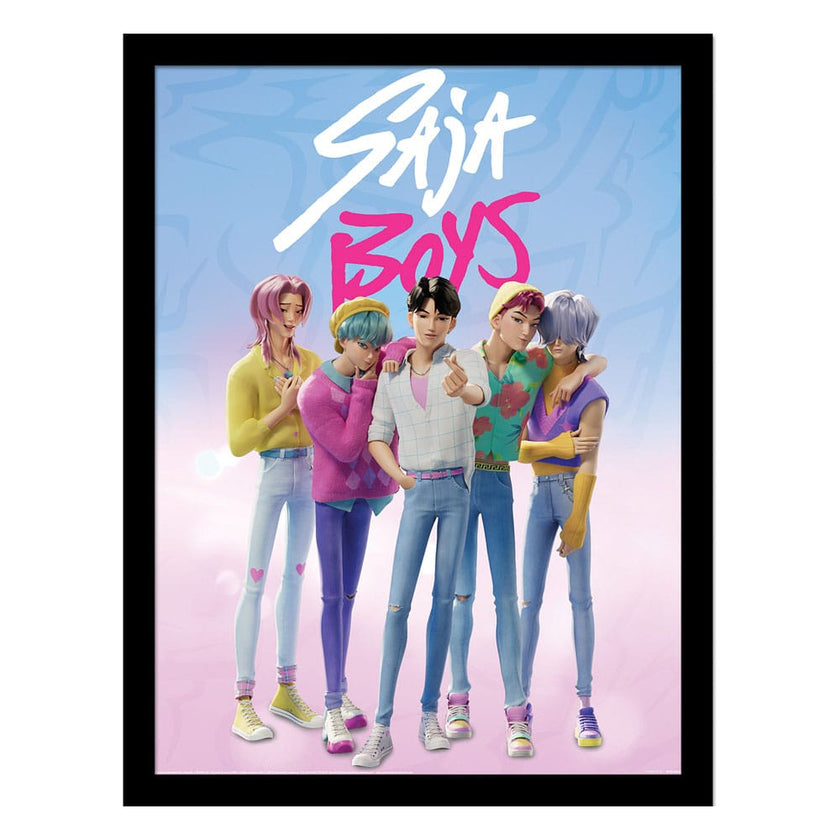 K-POP DEMON HUNTERS - Saja Boys - Impression Encadrée 45x35cm