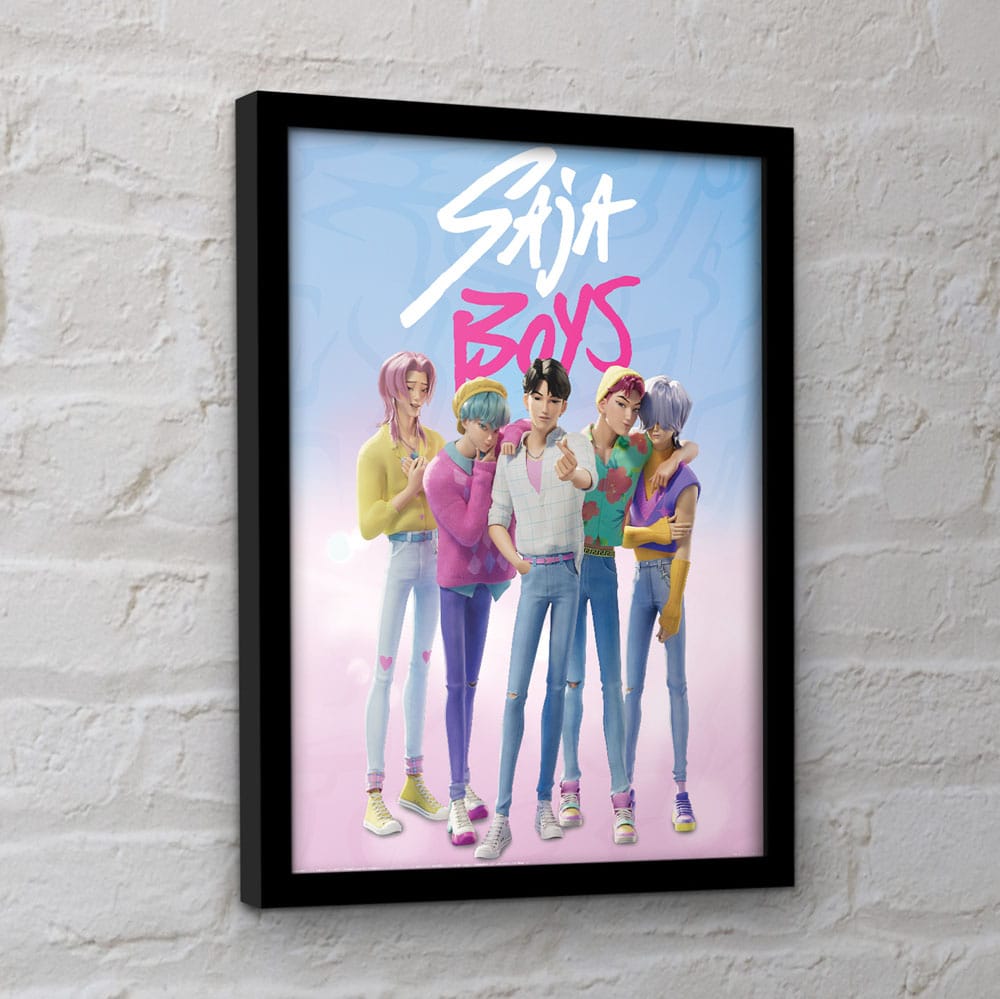 K-POP DEMON HUNTERS - Saja Boys - Impression Encadrée 45x35cm
