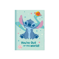 STITCH - Gift Set Journal Intime avec cadenas +Stylo-bille Pompom