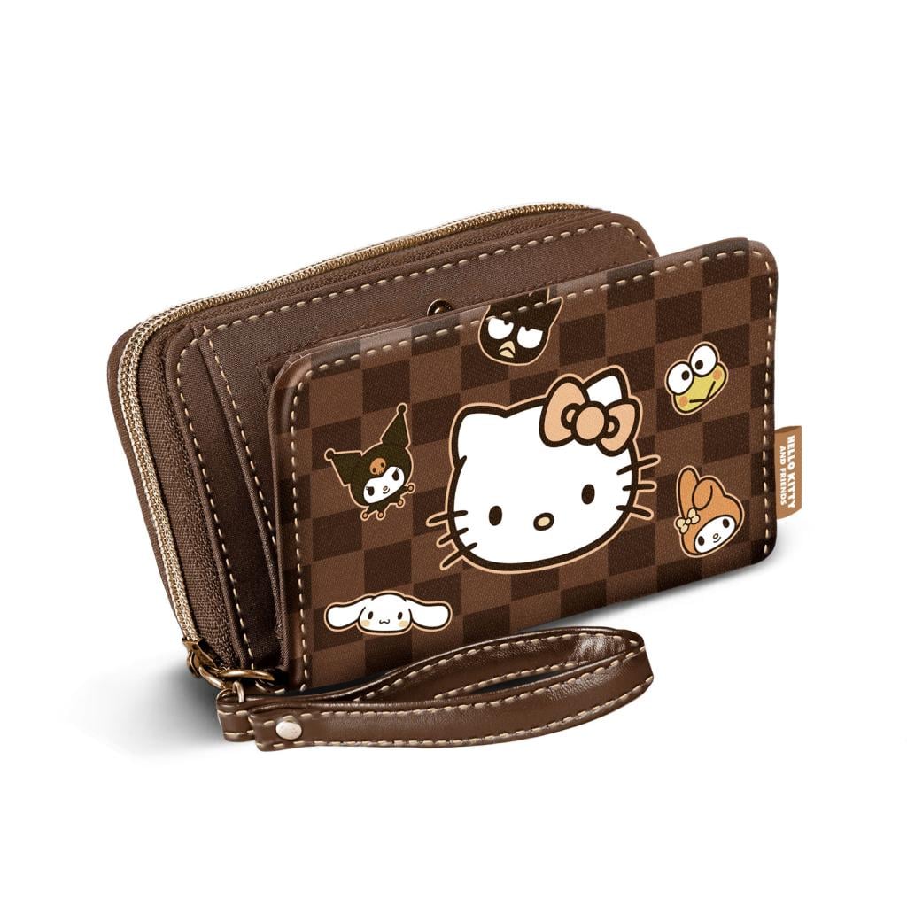 HELLO KITTY & Friends - Damier - Portefeuille '19x10x2cm'