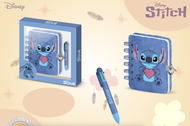STITCH - Love - Gift Box - Journal Intime Fourrure + Stylo