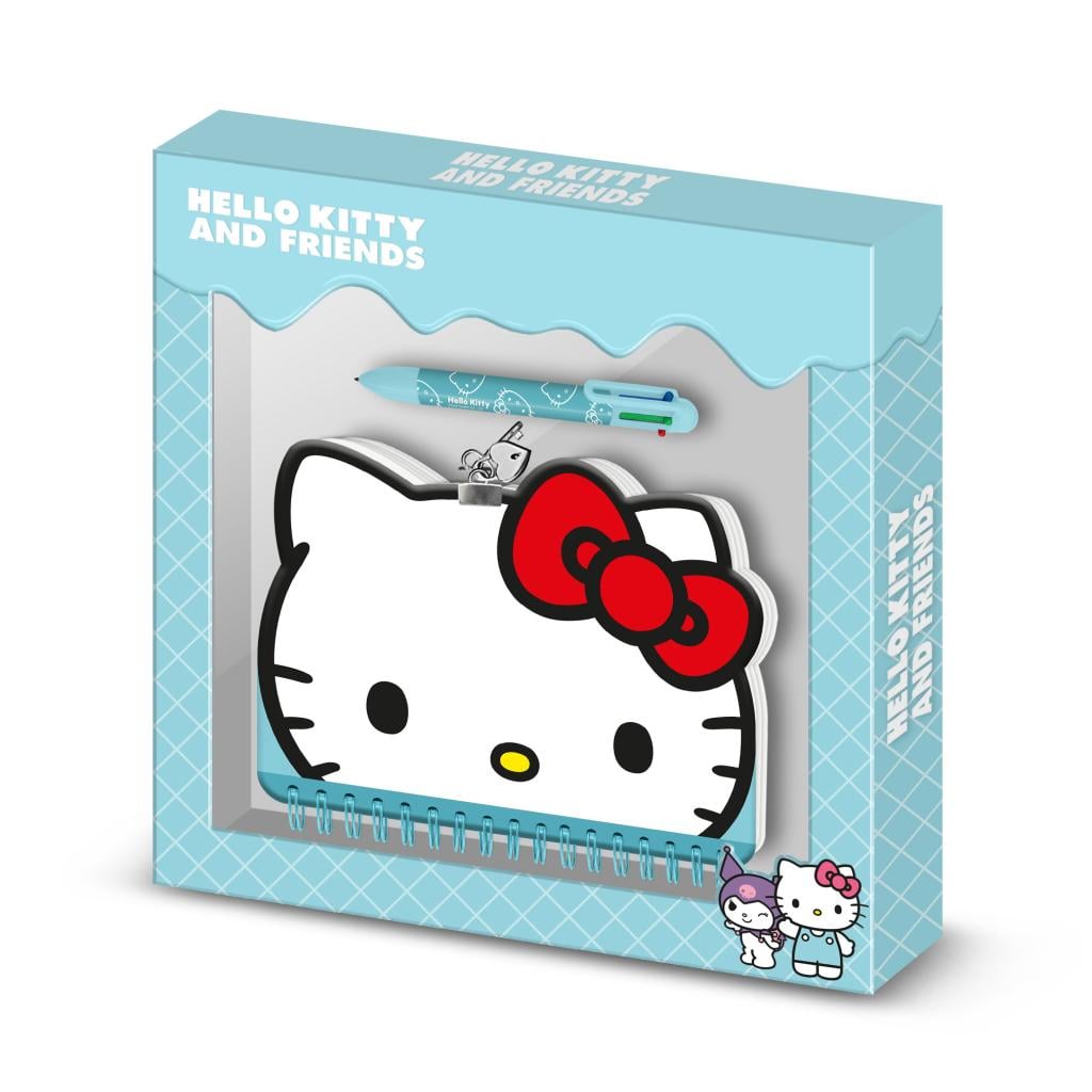 HELLO KITTY - Head - Gift Box - Journal Intime + Stylo