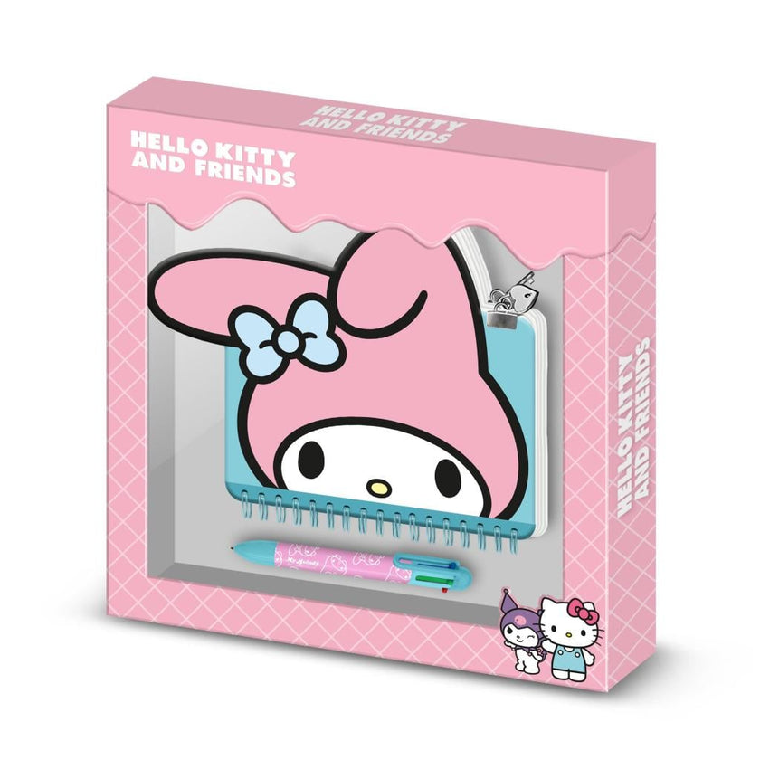 MY MELODY - Head - Gift Box - Journal Intime + Stylo