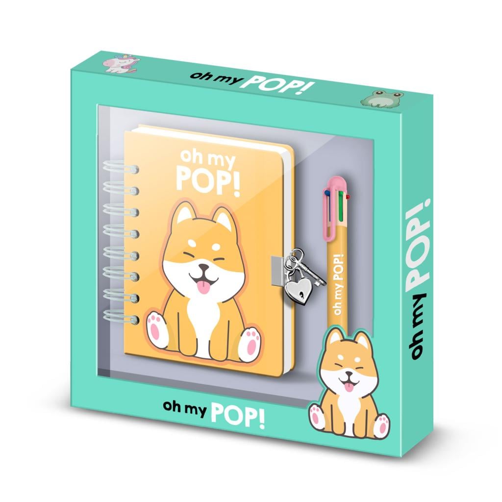 OH MY POP! - Shiba - Gift Box - Journal Intime + Stylo