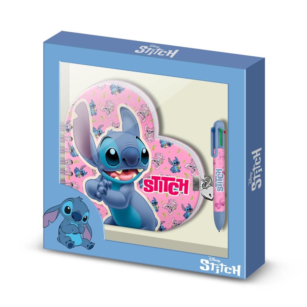 STITCH & ANGEL - Coeur - Gift Box - Journal Intime + Stylo
