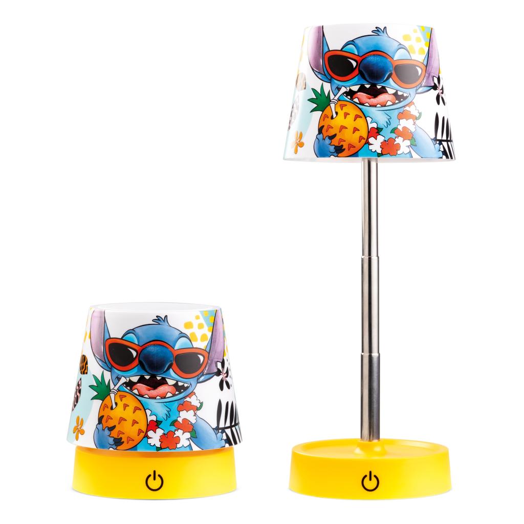 STITCH - Blanc - Lampe de Bureau LED Rechargeable - 11cm