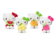 HELLO KITTY - Fruits - Assortiment de 12 Peluches - 4 Modèles - 22cm
