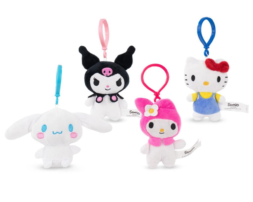 HELLO KITTY & Friends - Assortiment de 16 Bag Clips 4 Modèles - 15cm