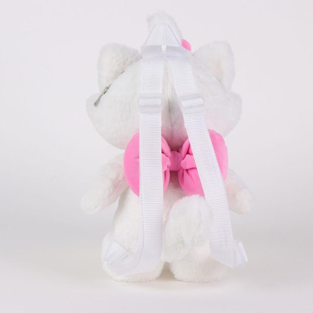 DISNEY - Marie - Sac à Dos Peluche - 30x17x11cm
