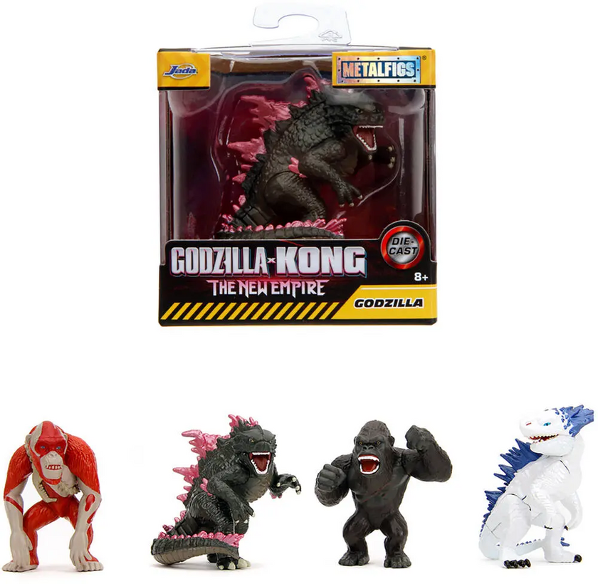 GODZILLA - Pack de 4 Figurines 6,5cm - Wave 1