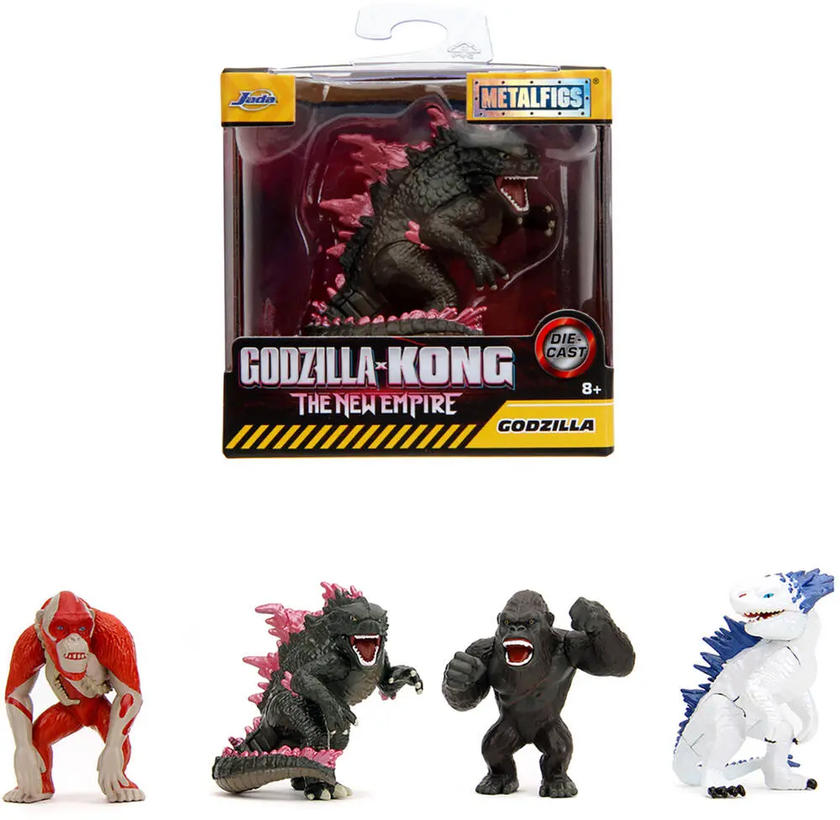 GODZILLA - Pack de 4 Figurines 6,5cm - Wave 1