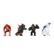 GODZILLA - Pack de 4 Figurines 6,5cm - Wave 1