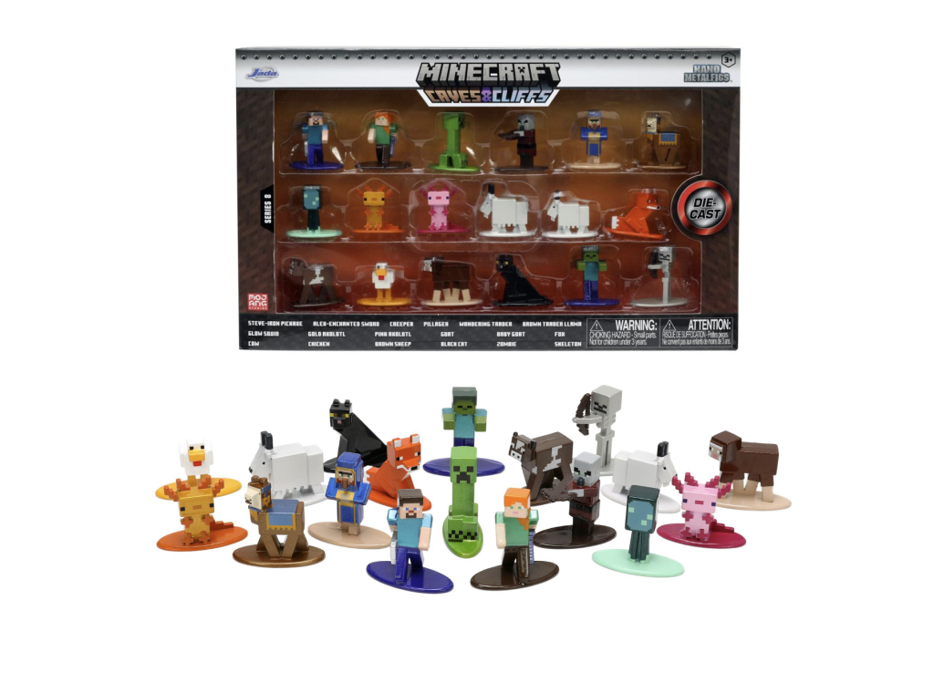 MINECRAFT - Multi Pack de Nano Figurines 4cm - 18pc - Wave 8