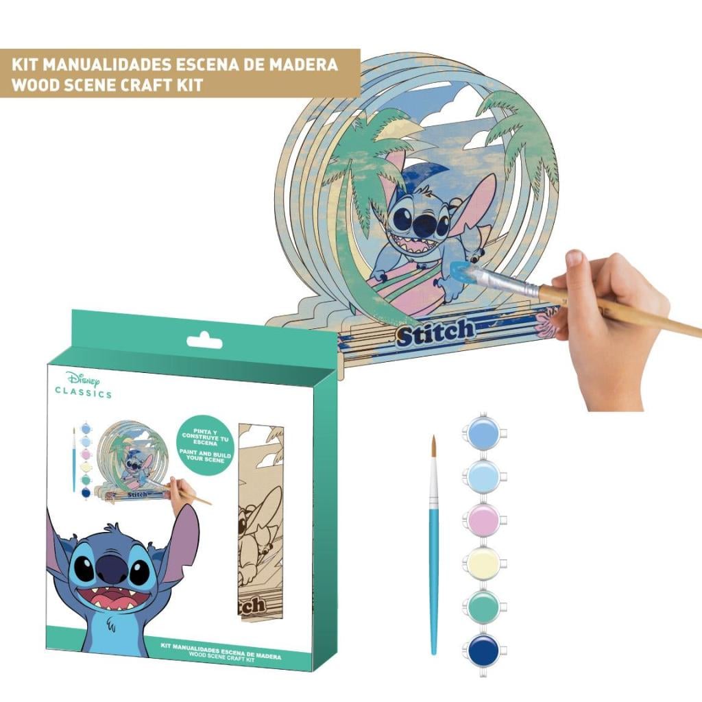 STITCH  - Wood Model Kit - Peindre & Construire sa Scène