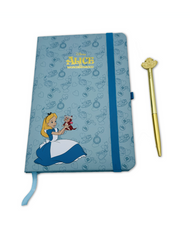 ALICE AUX PAYS DES MERVEILLES - Pack Premium Notebook A5 + Stylo-Bille
