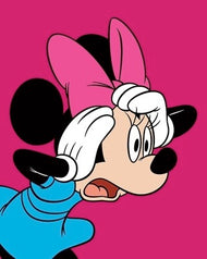 DISNEY - Canvas 40X50 '18mm' - Minnie Mouse Shocked