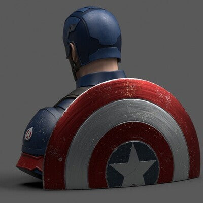 MARVEL - Captain America Avengers Endgame - Tirelire buste 20cm