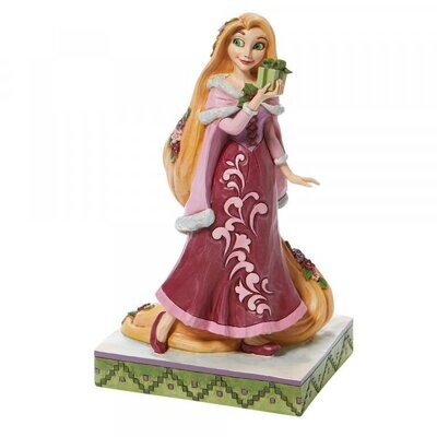 DISNEY - Rapunzel with Gifts - Statuette Enesco '18.5x9cm'