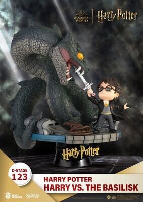 HARRY POTTER - VS the Basilisk - Statuette D-Stage Diorama PVC 16cm