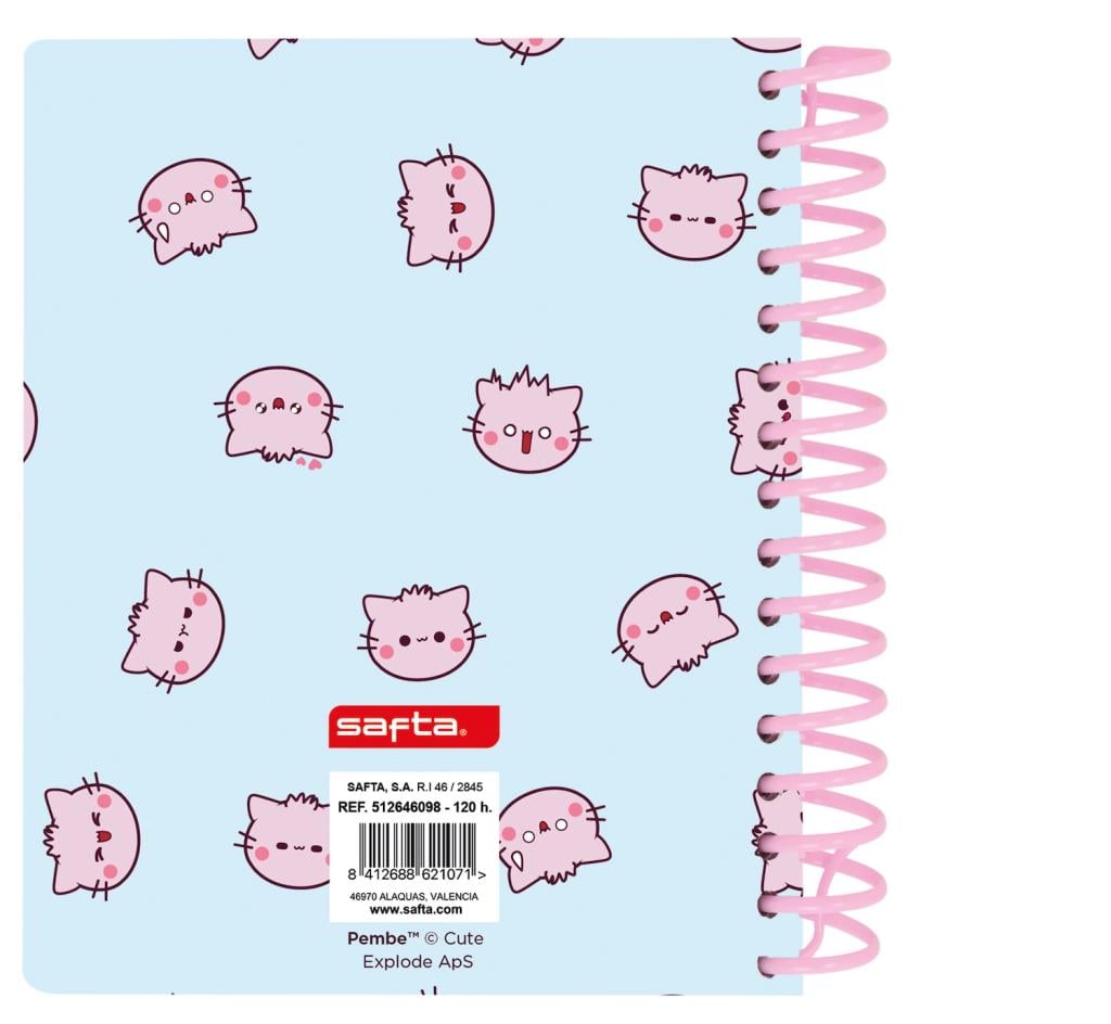 THE PINK CAT - Notebook A6