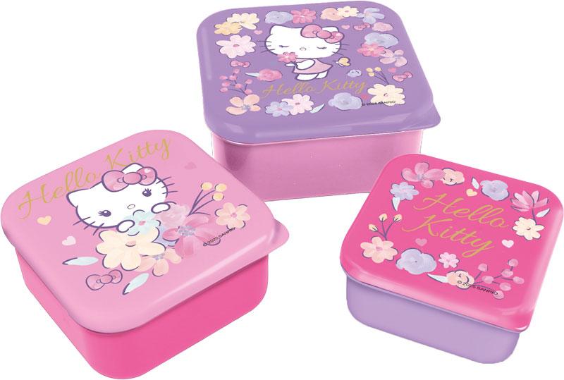HELLO KITTY - Boîtes à Snack - 3 pcs