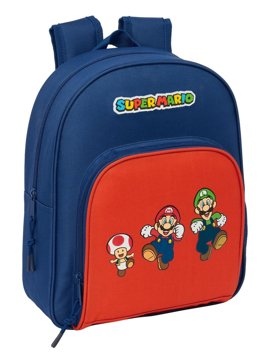 SUPER MARIO - Mario, Luidi, Toad - Sac à Dos '34x28x10cm'