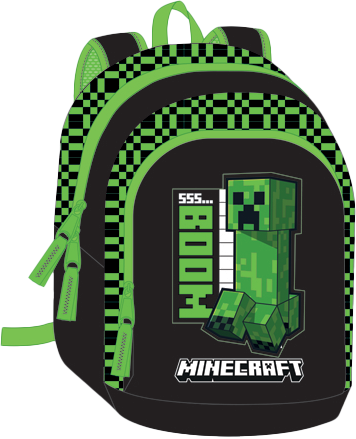 MINECRAFT - Boom - Sac à Dos 2 Compartiments  '38x28x16cm'
