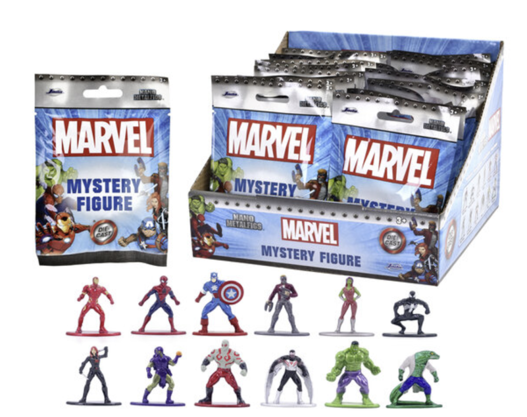 MARVEL - Display Figurines Nano Mystery 12 Assortiments - 24pc