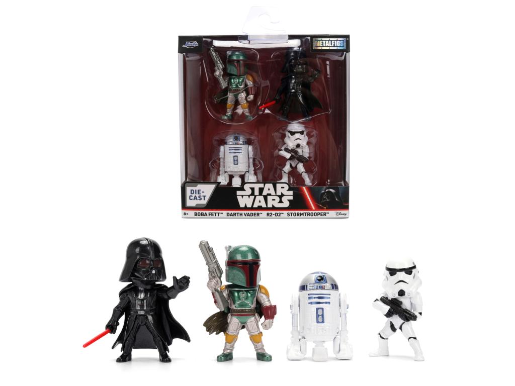 STAR WARS - Pack de 4 Figurines 6cm - Wave 1