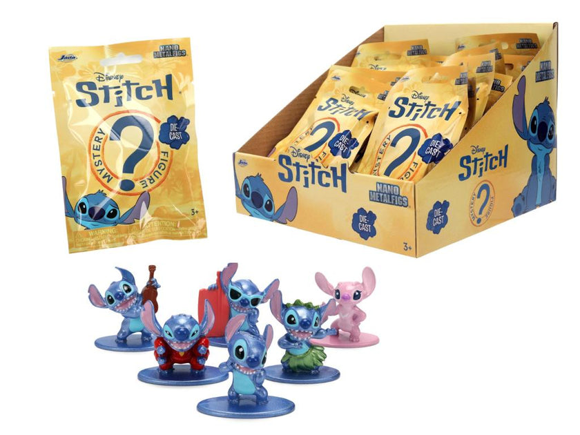 STITCH - Display Figurines Nano Mystery 6 Assortiments - 24pc