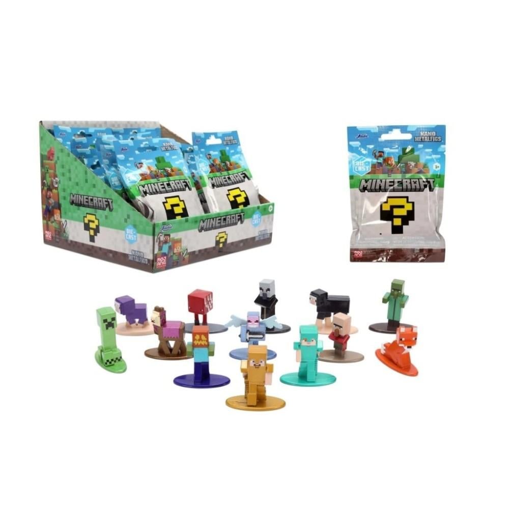 MINECRAFT - Display Figurines Nano Mystery 13 Assortiments - 24pc