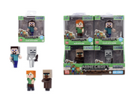 MINECRAFT - Display de Figurines 6cm - 4 Modèles - 12pc - Wave 4