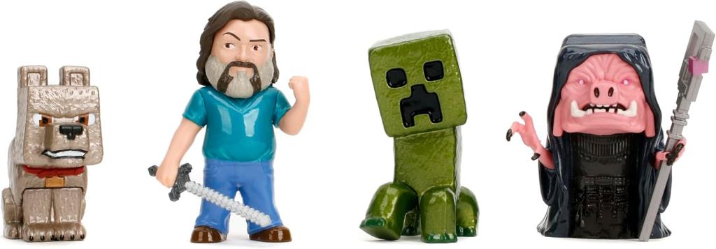 MINECRAFT FILM - Display de Figurines 6cm - 4 Modèles - 12pc - Wave 5