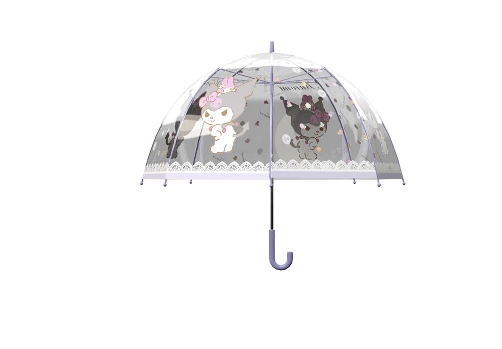 KUROMI - Parapluie Transparent Manuel 48 cm