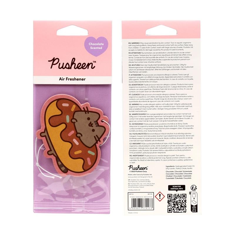 PUSHEEN - Donut - Désodorisant Voiture - Chocolat