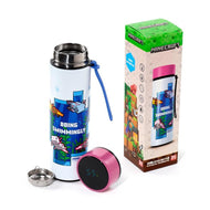 MINECRAFT - Axolotl -Bouteille Hot & Cold Isotherme+Thermomètre 450 ml
