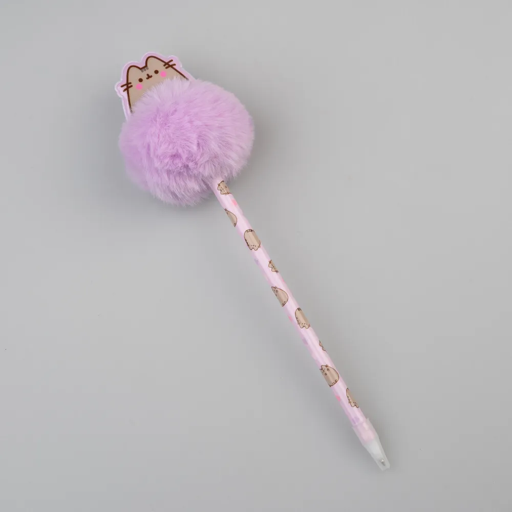 PUSHEEN - Boite de 10 Stylos-Bille Pompom