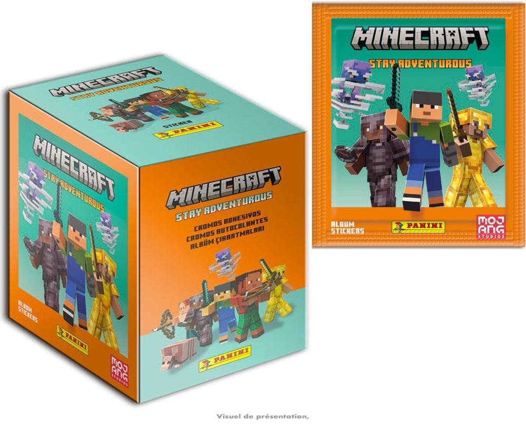MINECRAFT - Panini Display 36 Pochette 5 Stickers
