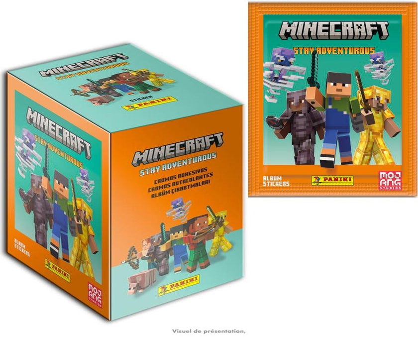 MINECRAFT - Panini Display 36 Pochette 5 Stickers