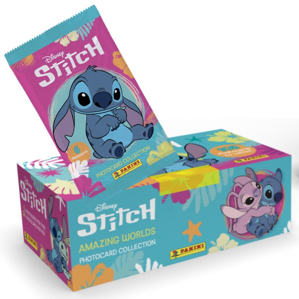 DISNEY - Stitch - Panini Display 24 Pochette 5 Photo cards