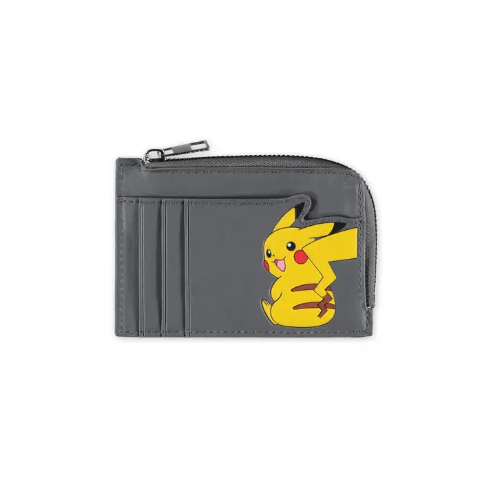 POKEMON - Pikachu - Porte-Cartes Gris