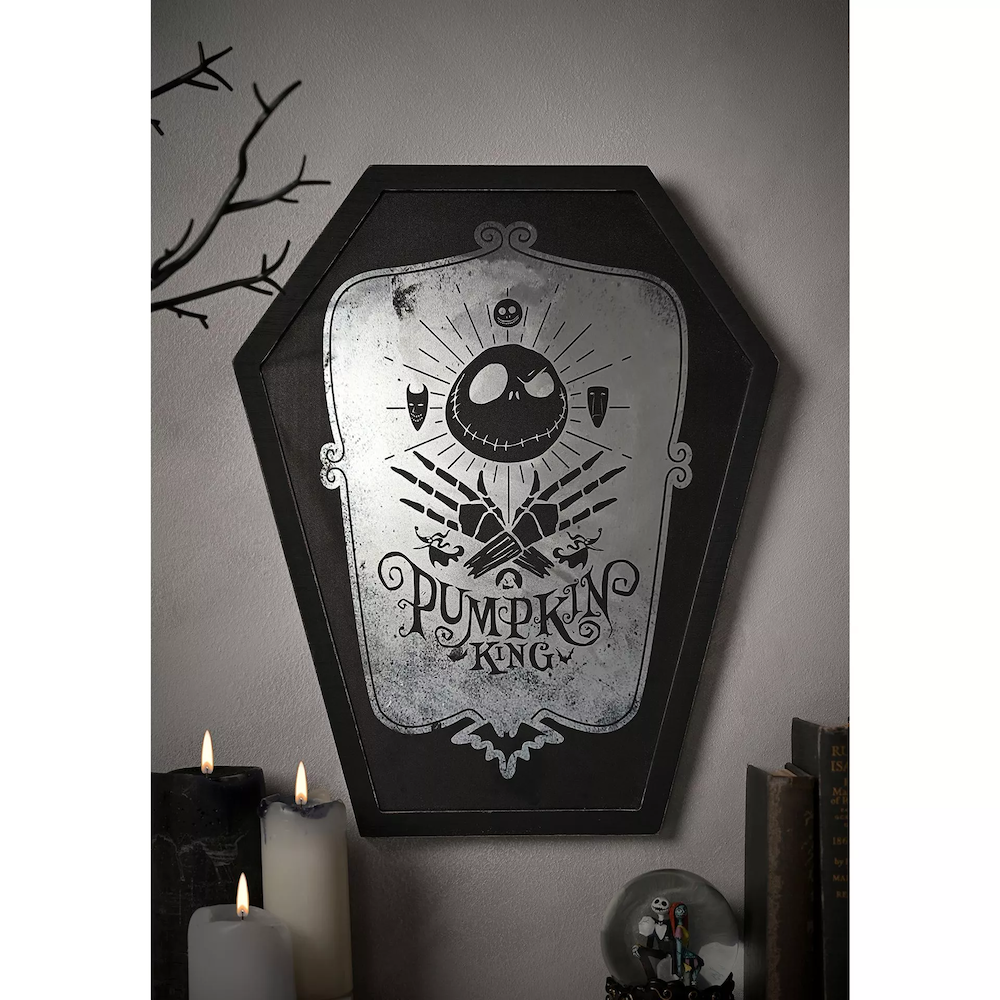 L'ETRANGE NOEL de Mr JACK -  Pumpking King - Plaque Miroir Décorative