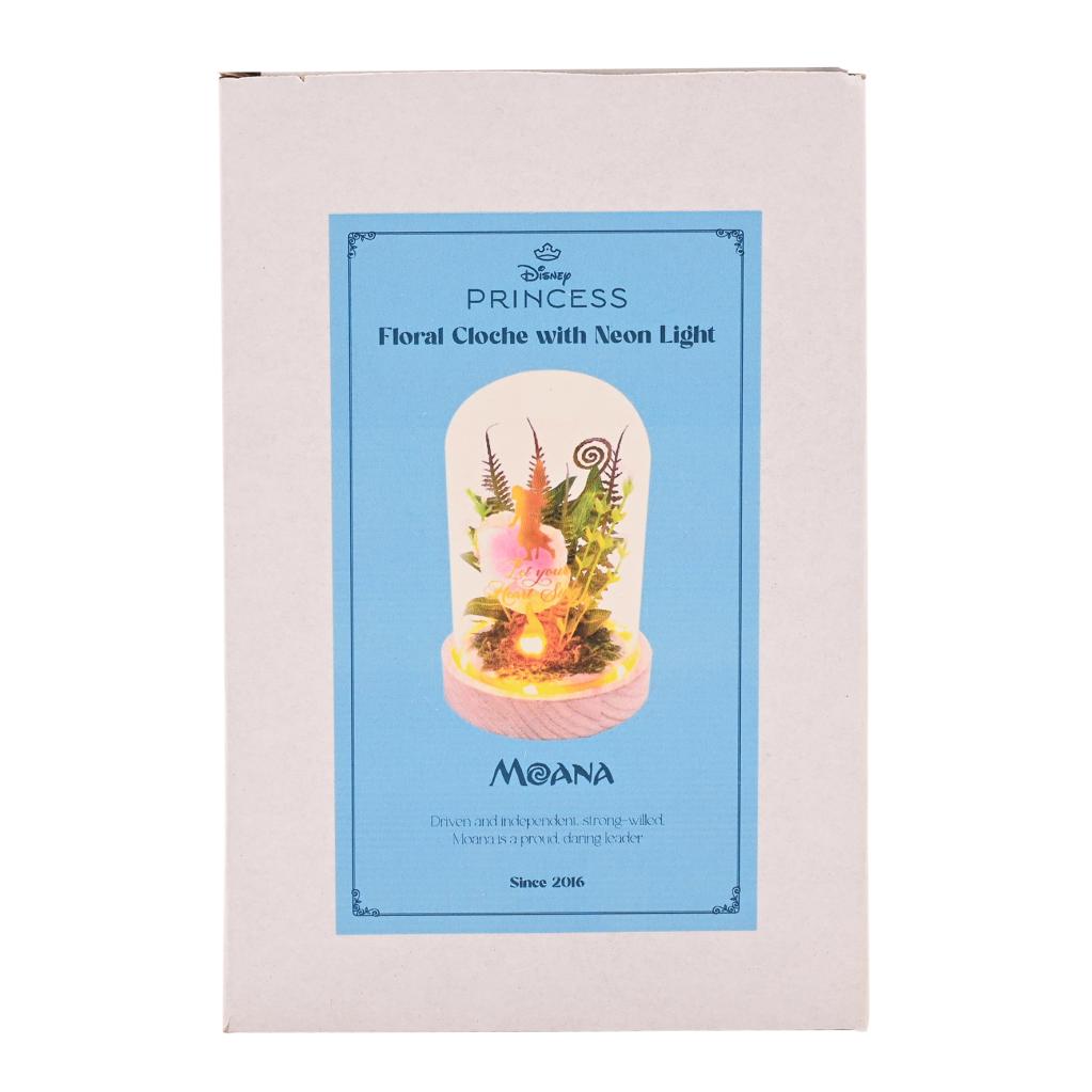 DISNEY PRINCESSES - Vaiana - Cloche Florale avec Lumière Néon