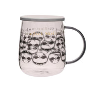 L'ETRANGE NOEL de Mr JACK - Jack - Mug en Verre avec Couvercle 540ml