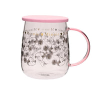 DISNEY - Minnie - Mug en Verre avec Couvercle 540ml